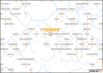 map of Kosairo