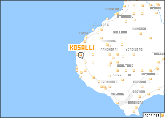 map of Kosal-li