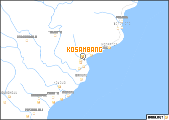 map of Kosambang