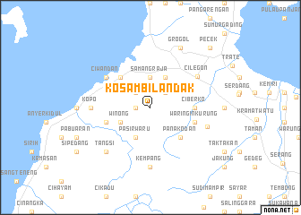 map of Kosambilandak