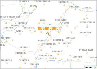 map of Kosam-dong