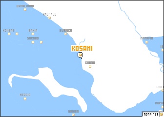 map of Kosami