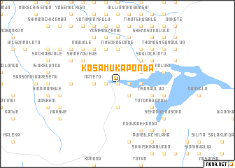 map of Kosamu Kaponda