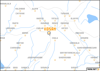 map of Kosam