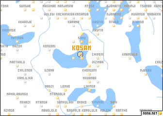 map of Kosam