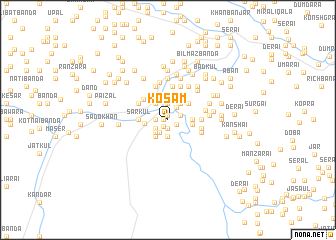 map of Kosam