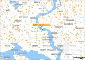 map of Kŏsan-dong