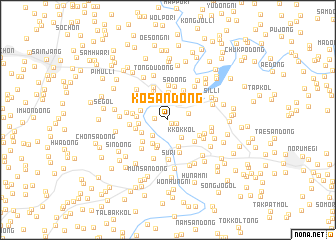 map of Kosan-dong