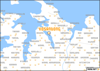 map of Kosan-dong