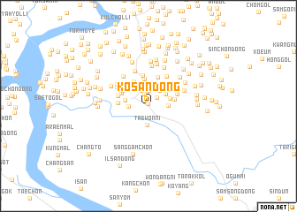 map of Kosan-dong