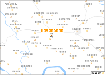 map of Kosan-dong