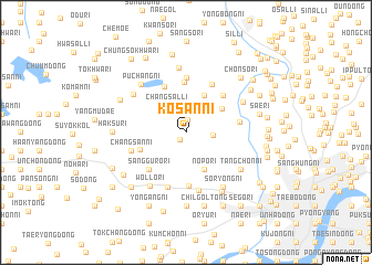 map of Kosan-ni