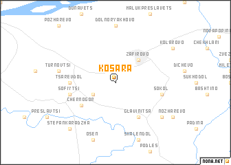 map of Kosara