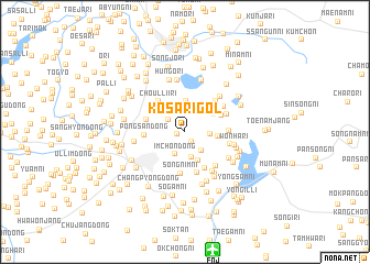 map of Kosari-gol