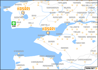 map of Kosa-ri