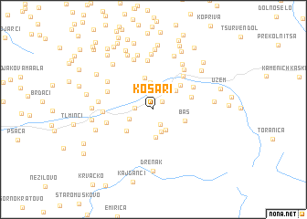 map of Košari