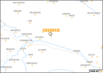 map of Košarka