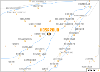 map of Kosarovo