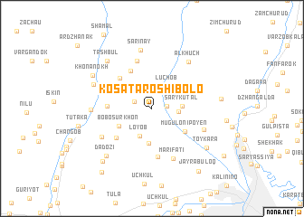 map of Kosataroshi Bolo