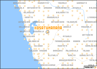 map of Kosatumanana