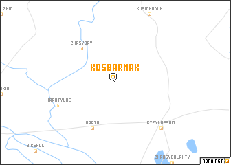 map of Kos-Barmak