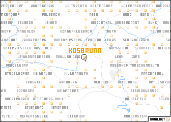 map of Kosbrunn