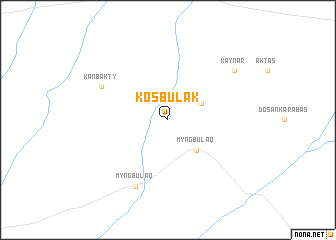 map of Kosbulak