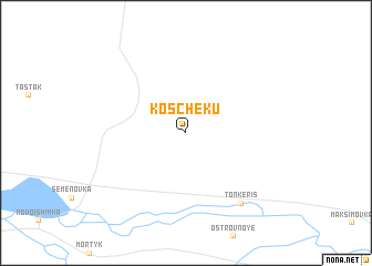 map of Koscheku