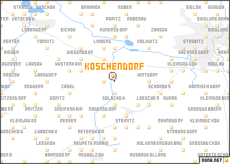 map of Koschendorf