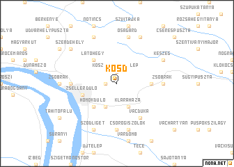 map of Kosd