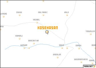 map of Kösehasan