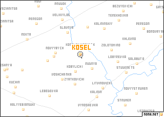 map of Koselʼ