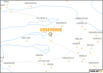 map of Kosenõmme