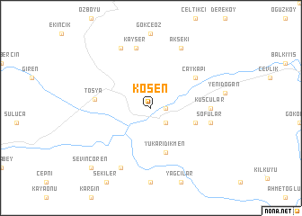 map of Kösen