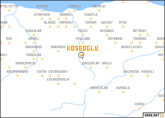 map of Köseoğlu