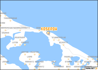 map of Koserow