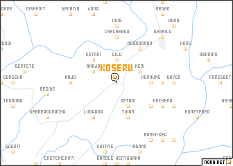 map of Kʼoseru