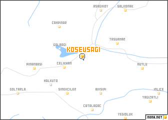 map of Köseuşağı