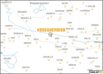 map of Kose-Uuemõisa