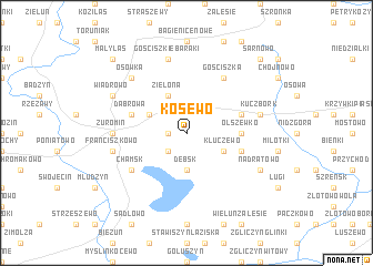 map of Kosewo