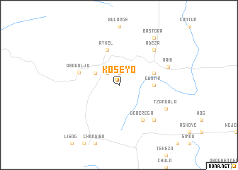 map of Koseyo