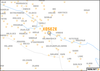 map of Koseze