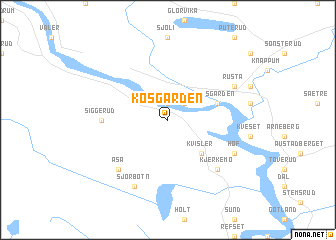 map of Kosgården