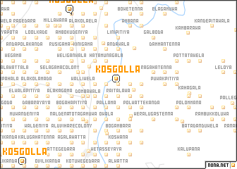 map of Kosgolla