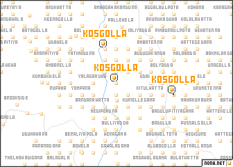 map of Kosgolla