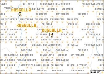 map of Kosgolla