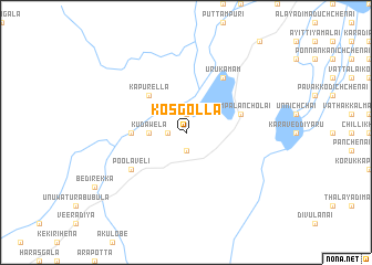 map of Kosgolla