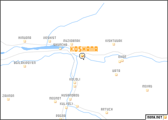 map of Koshana