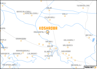 map of Koshaoba