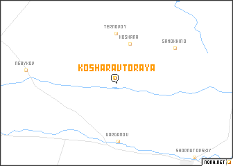 map of Koshara Vtoraya